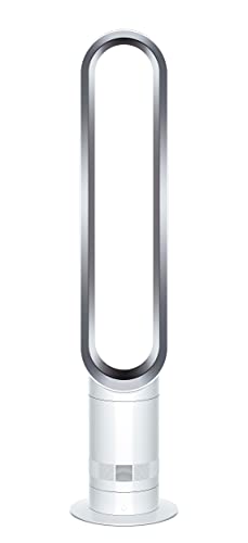 Dyson AM07WH - Ventilador de torre, color blanco y plata