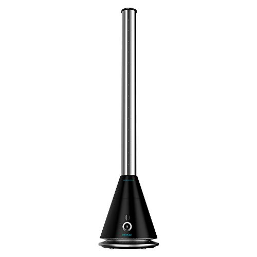 Cecotec Ventilador de Torre sin Aspas con Mando a Distancia y Temporizador EnergySilence 9900 Skyline Bladeless Black. 26 W, 38